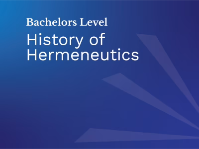 History of Hermeneutics